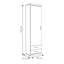 Abbeville 1 Door Wardrobe with two pull-out drawers
