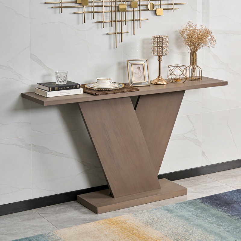 Console Table, taupe