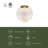 Marni Metal Globe Lamp-95320135-95320136-95320137