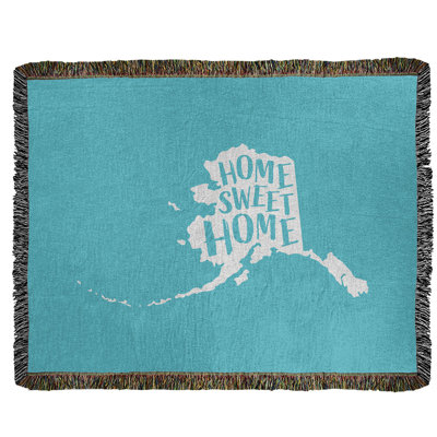 Jeté en coton tissé doux en alaska