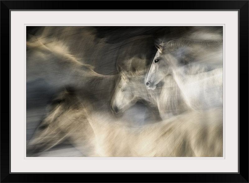 «In Motion» de Straub par Milan Malovrh, impression, Cadre noir, H 32 po x l 44 po x P 1 po