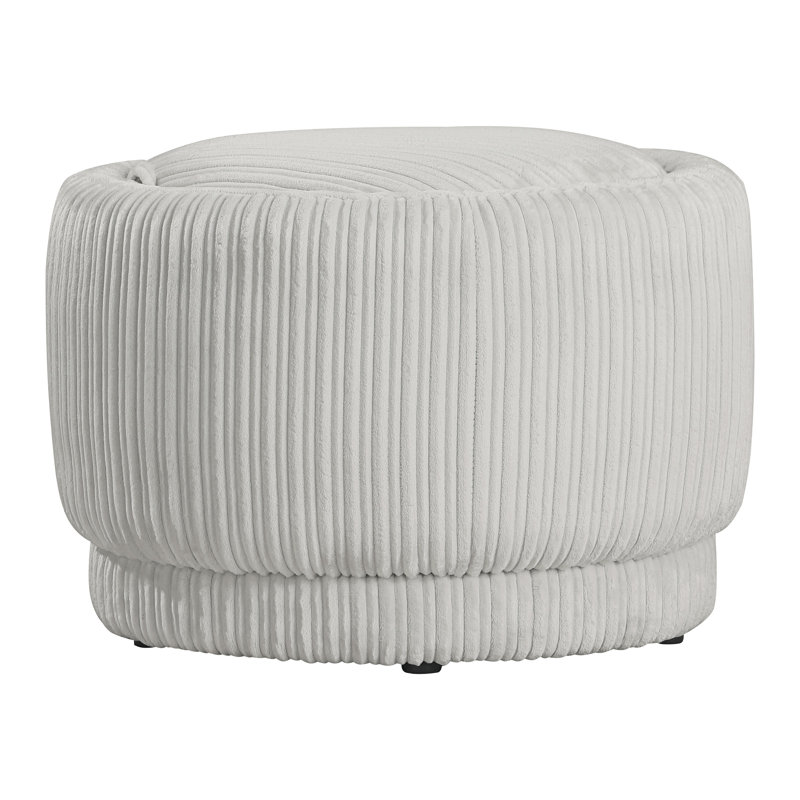 Deambra Storage Ottoman, Taupe Cord