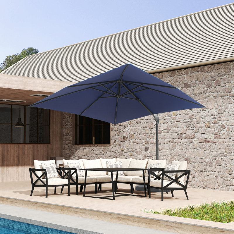 Parasol en porte-à-faux Shellise, Beige, 10 pi x 10 pi