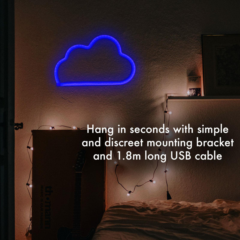 Cloud 19cm LED Neon Sign