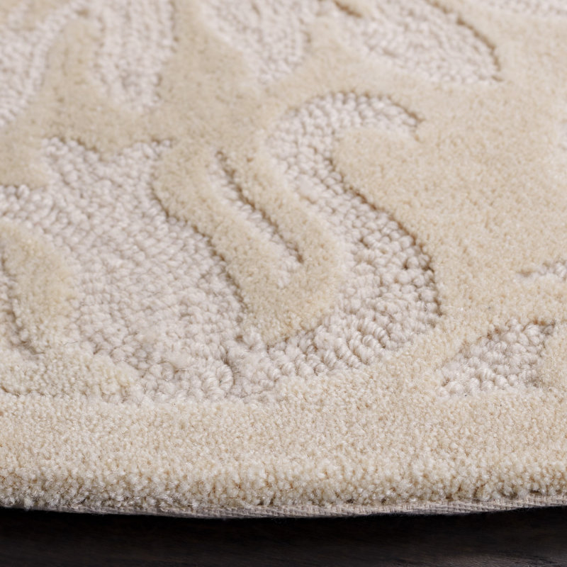 Tapis crocheté à la main Jonson, Rond 6 pi