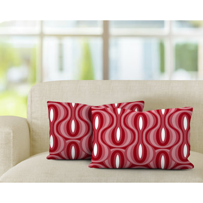 Outdoor Reversible Throw Pillow