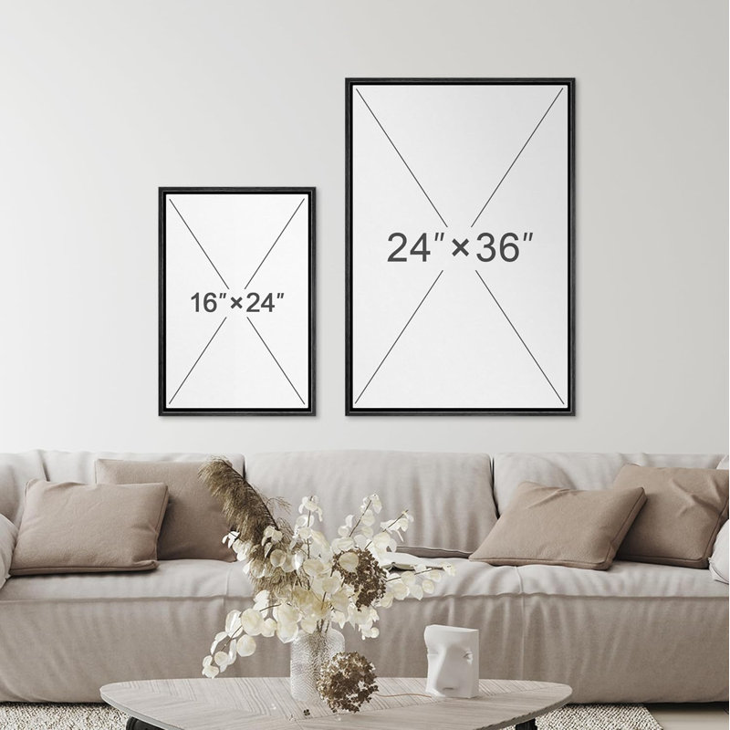 Dandelions with Multicolor Paint Dots Plants Illustrations Minimalism Rustic Living Room Decor, Black, 24" H x 16" W
