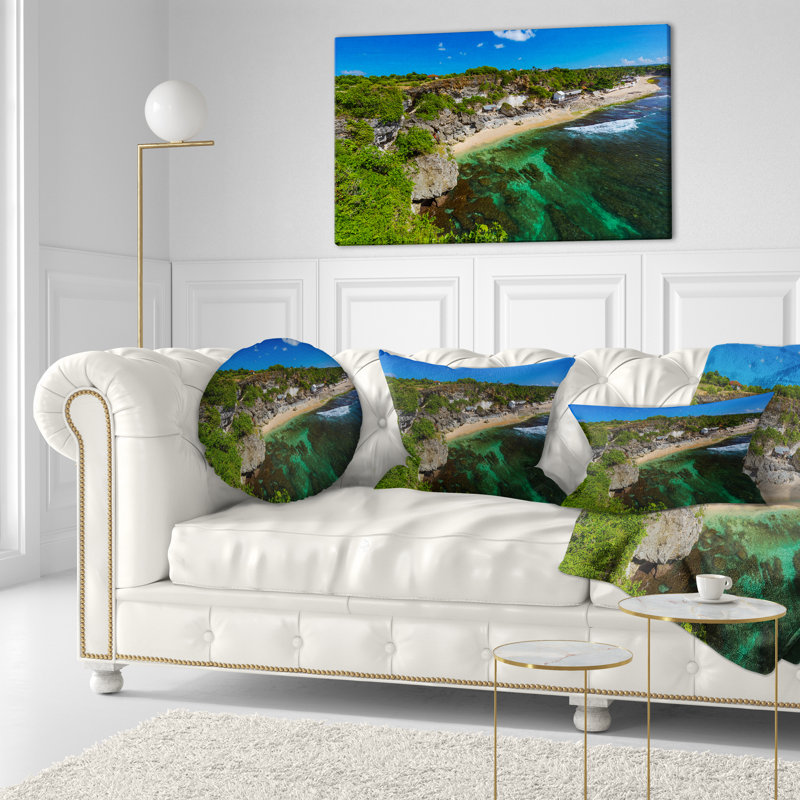 Coussin lombaire seascape balangan beach balien indonésie