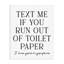 «Funny Bathroom Texting Canvas», design par Lettré et doublé-1809697028
