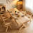 Free-form Solid Wood Dining Table