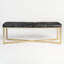 Scottsdale Leather Bench