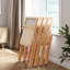 Chaises pliantes polyvalentes pour la cuisine et la salle à manger, de 2 avec sièges bien rembourrés, style tendance, style bohémien fusion méditerranéen, économie d'espace en bois fait, pratique et confortable
