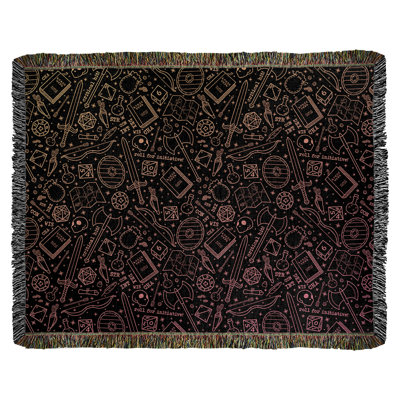 Couverture en coton tissé Katelyn Elizabeth