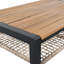 Ensemble de canapé modulaire d'extérieur 4 pièces pour 4 personnes avec ensemble de conversation pour terrasse avec coussins et table basse-1053308696