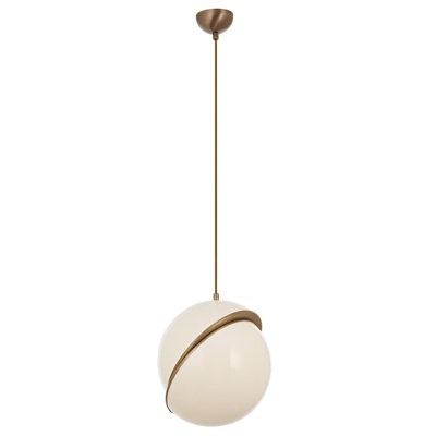 Demps 1 - Light Gold Sphere Pendant