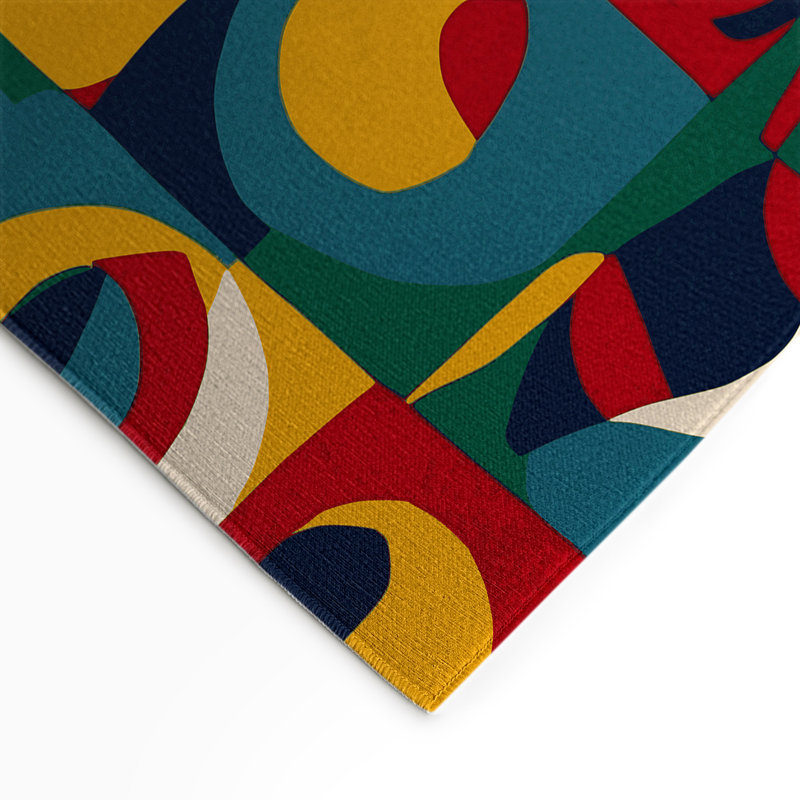 Bouncy Dash Indoor And Outdoor Area Rug, Rectangle 4' x 6'