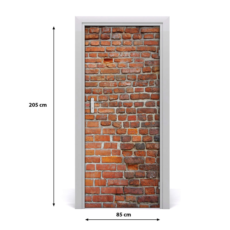 Brick Wall Door Decal