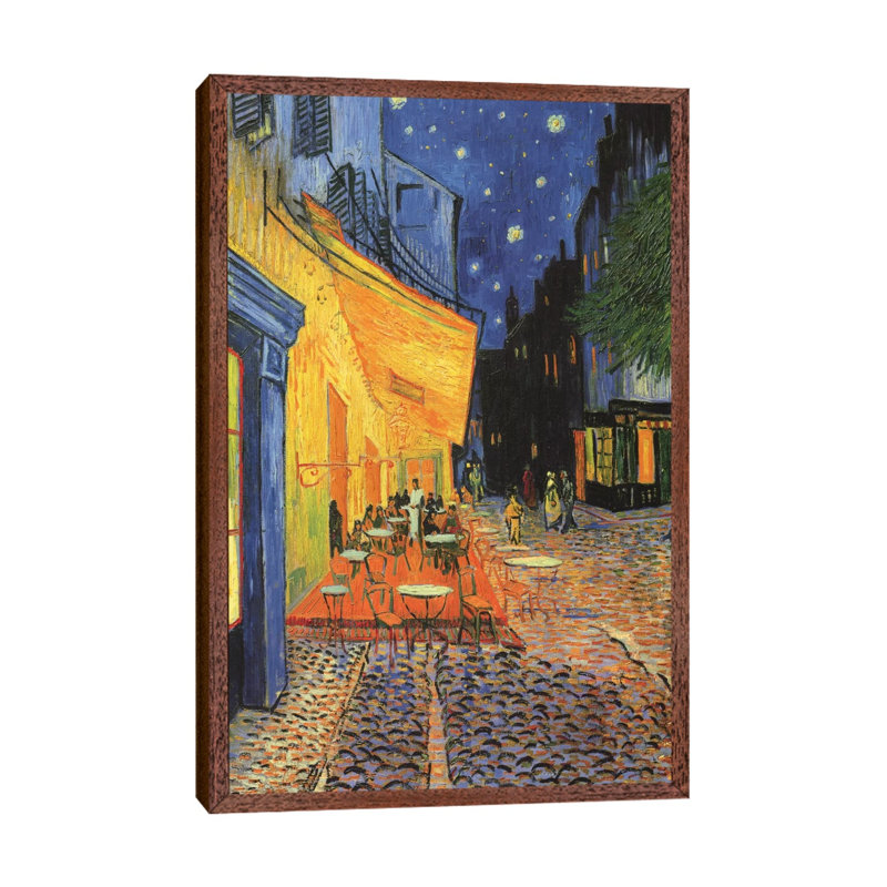 Vincent Van Gogh - Painting on Canvas, 152.5cm H x 101.5cm W x 3.81cm D, Brown Floater Framed