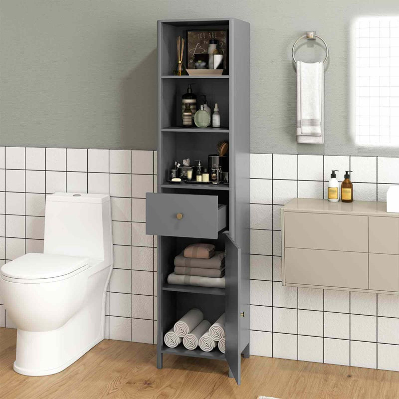 Wall Bathroom Cabinet, Grey