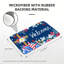 Tapis de bienvenue Patriotic Cross Floral
