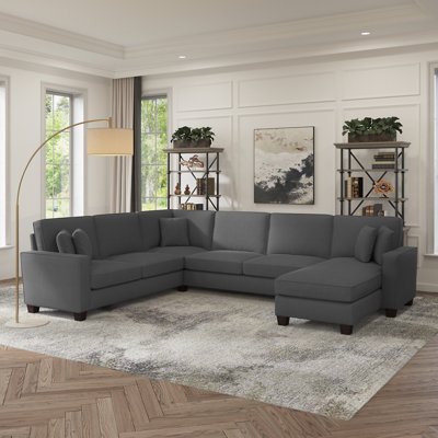 Canapé modulaire réversible de 128 po de largeur Alitza