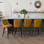 Tabouret de bar et de comptoir pivotant en bois massif Malakeh-100865014-100865018