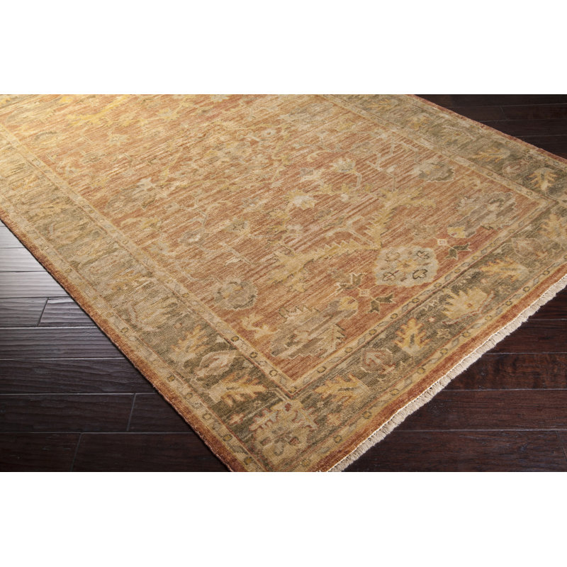 Hillcrest Wool Oriental Area Rug, Rectangle 5'6" x 8'6"