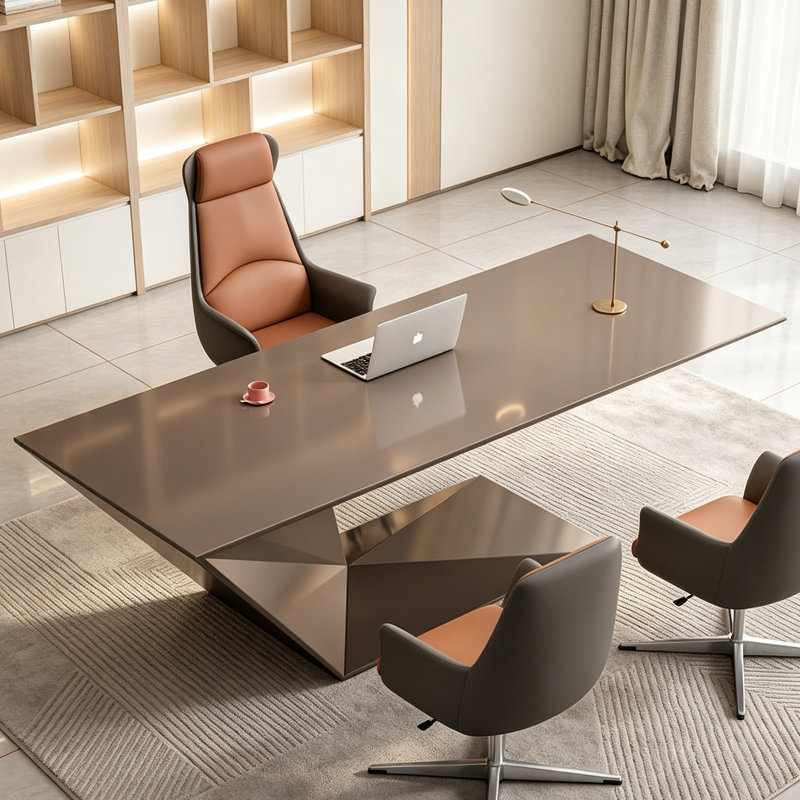 Bureau créatif de luxe, 29.53" H x 78.74" W x 31.5" D