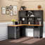 Bureau d'ordinateur en L Janique, bois-691891937