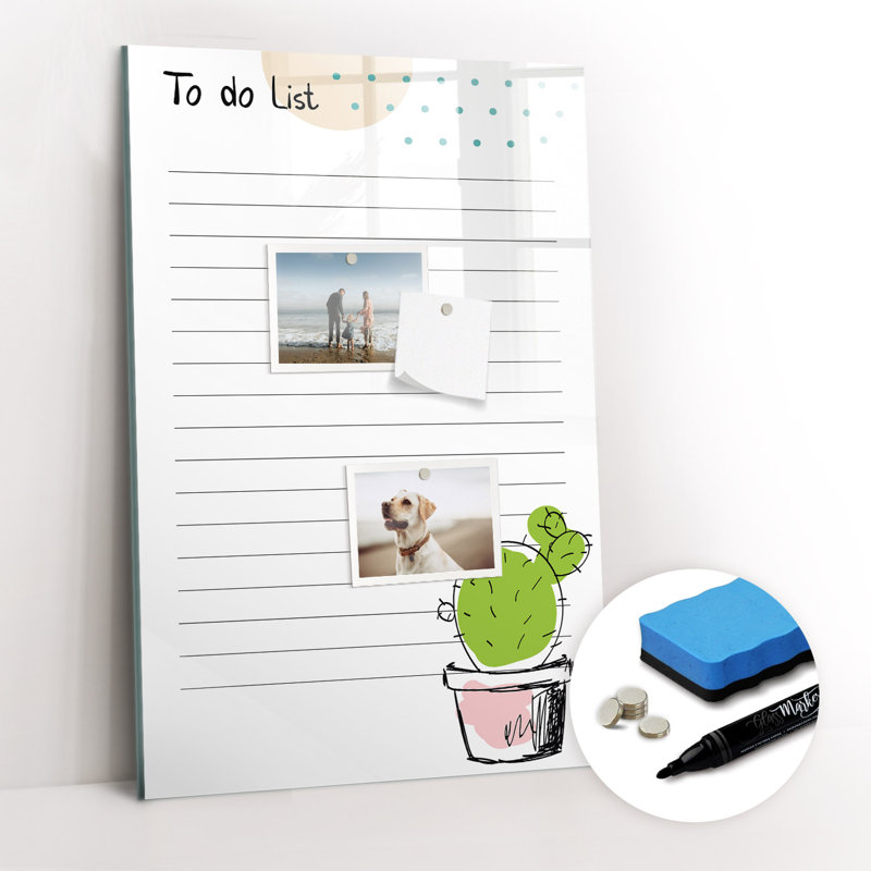Magnetic Glass Dry Erase Board