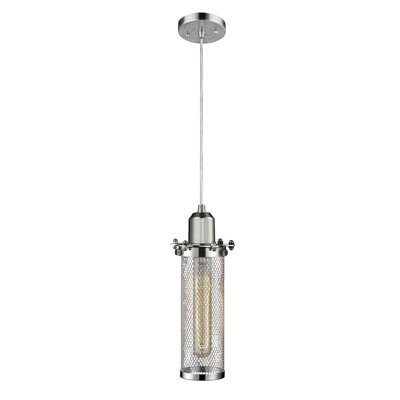 Luminaire suspendu cylindrique 1 lumière