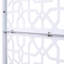 Paravent autoportant 76 po 48 po - métal blanc pour espace intérieur invitant-128490732