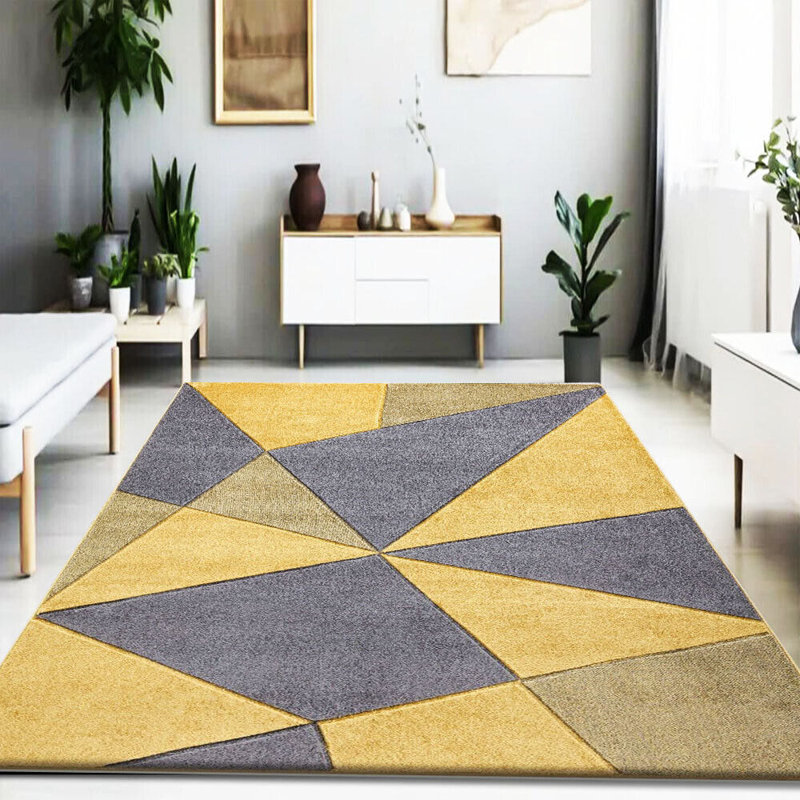 Kaydence Geometric Area Rug, Rectangle 160 x 230cm