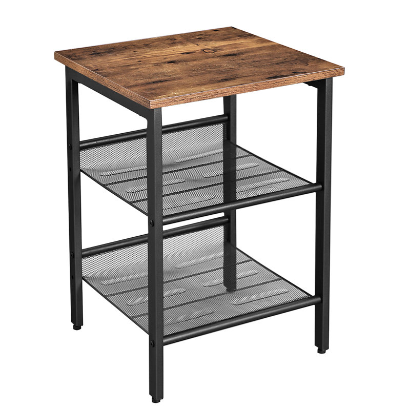 Antimony End Table, Rustic Brown