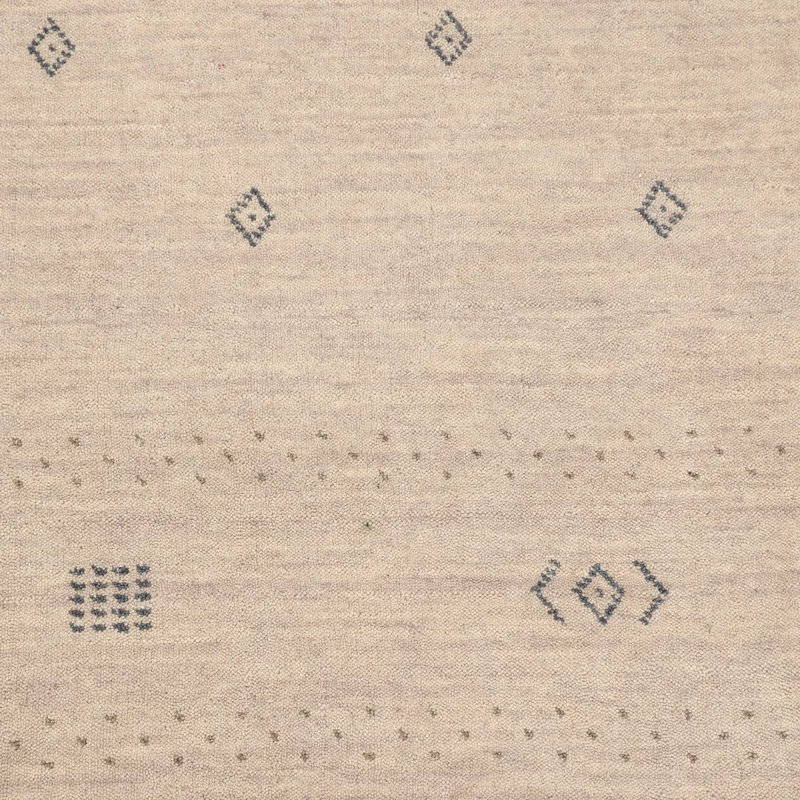 Simi Hand Knotted Cotton/Wool Southwestern Area Rug, Rectangle 3' x 5', Light Camel