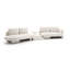*Overlap Left Bumper Sectional Dk Taupe-2059033142
