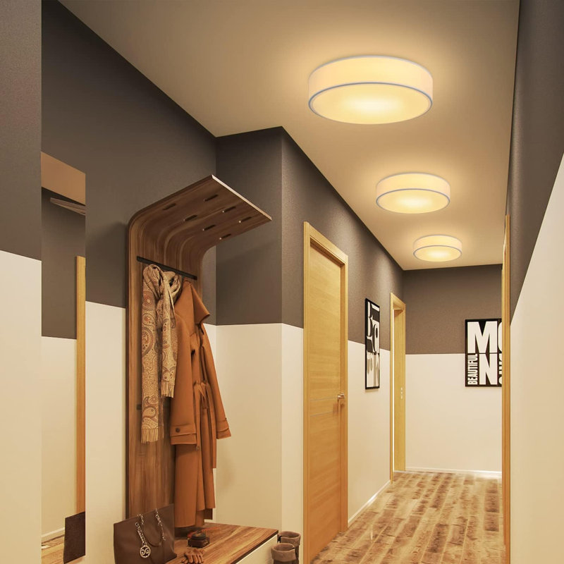 Linen Flush Mount