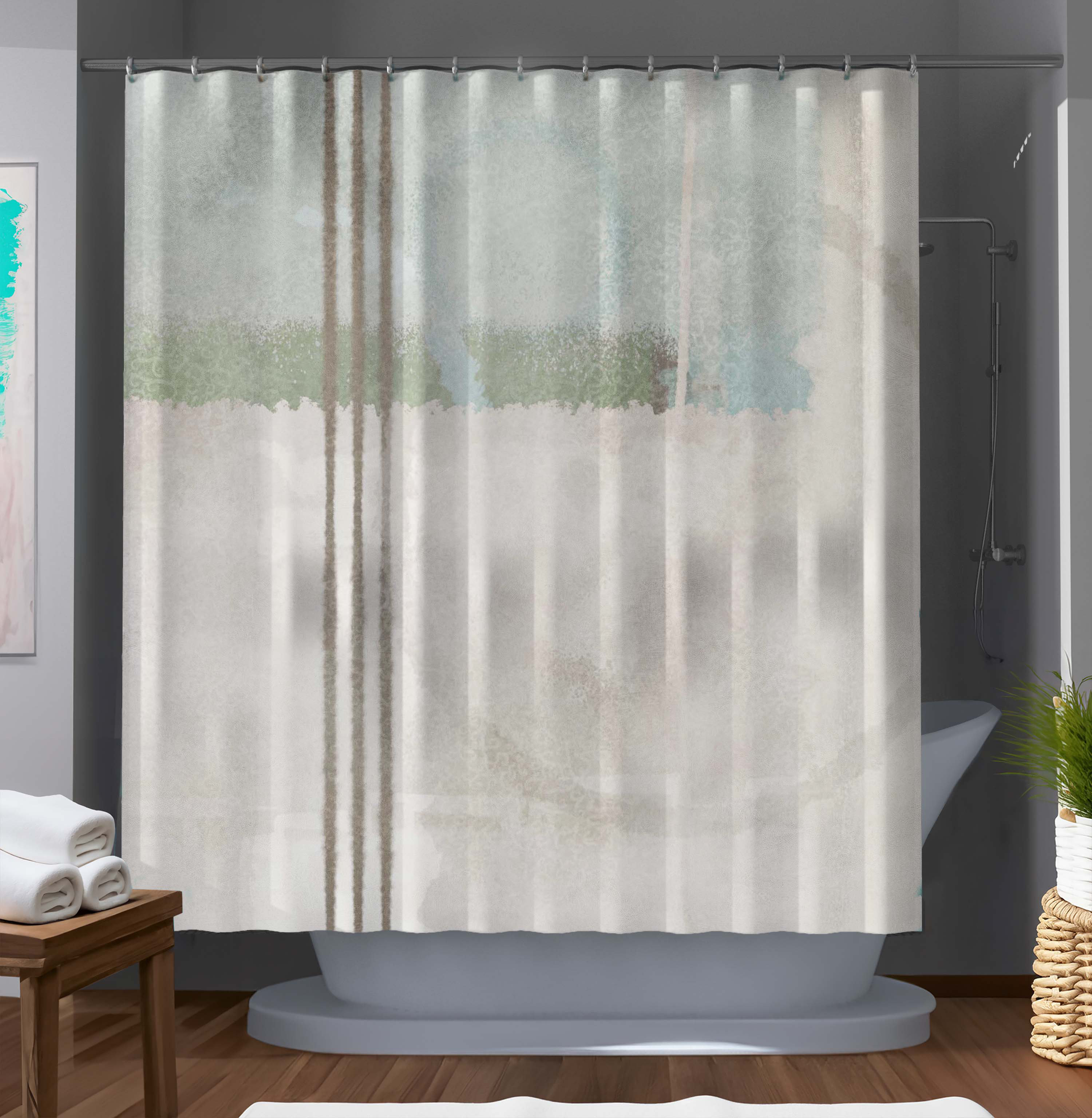 East Urban Home Select Impressive Shower Curtain 