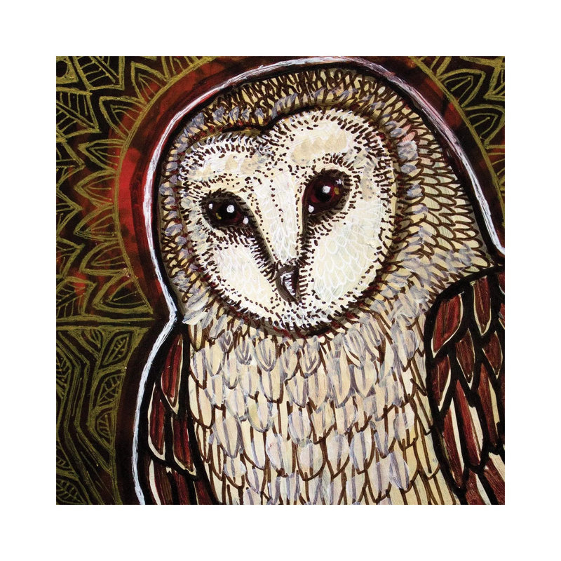Moonlight Visitor by Lynnette Shelley - Painting on Canvas, Wrapped Canvas, 45.72 cm H x 45.72 cm W x 1.91 cm D