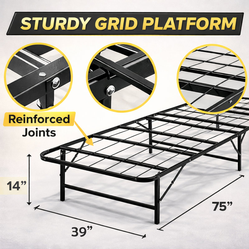 Fairmount Metal Bed, Twin