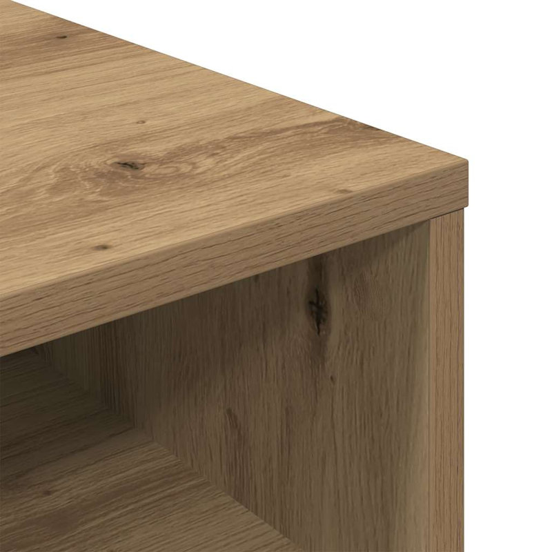 Adamsdale 34cm W Bookcase, Artisan Oak, (4 Shelves) 80 cm H x 34 cm W x 31 cm D