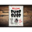 Plaque en aluminium Chop Shop-58619351