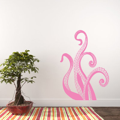 Adhésif décoratif pieuvre