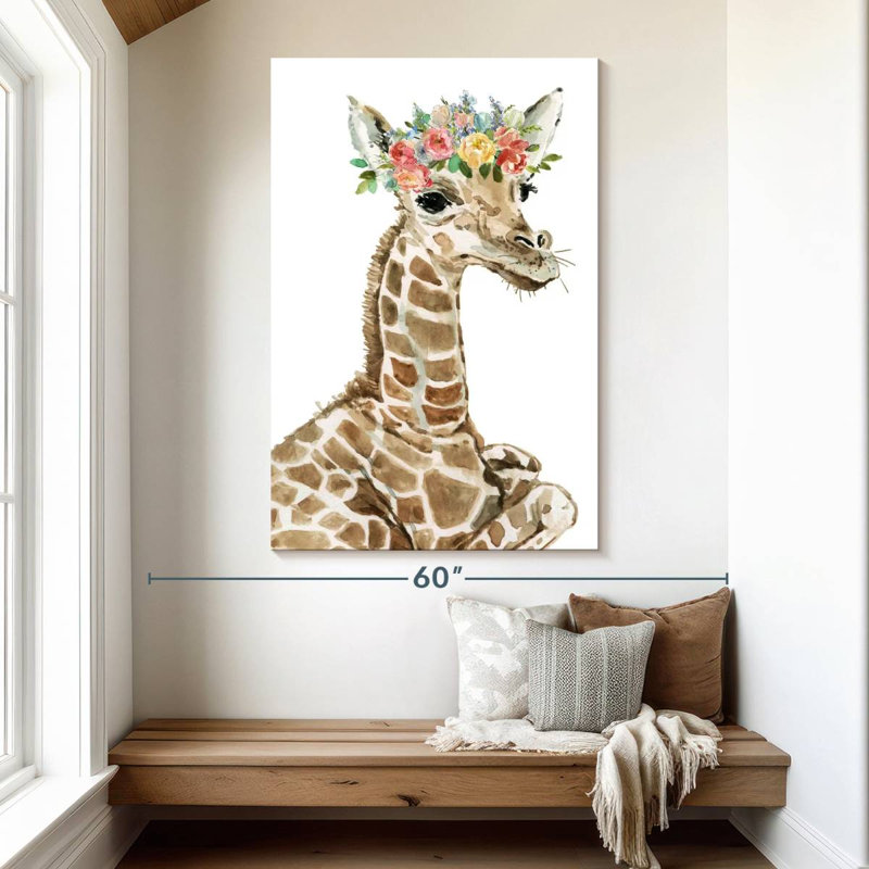 Brampt Savannah Giraffe, 51" H x 34" W
