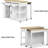 47.2" Kitchen Island With 13.8 X 41.7 Extendable Dining Table, Rubber Wood Veneer, Internal Storage Rack, Charging Outlets
