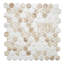 Eterna 1" x 1" Straight Edge Glass Mosaic Wall And Floor Tile-119116832