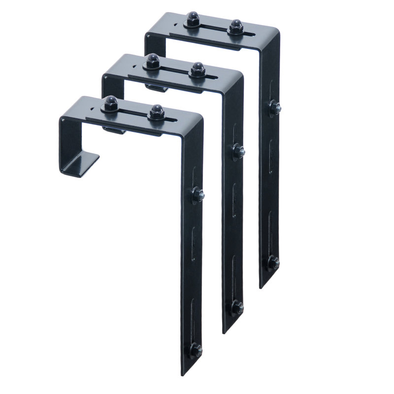 Cheridy Adjustable Deck Rail Bracket 3-pack
