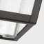 Luminaire d'extérieur 2 lumières Kennewick au fini noir texturé avec abat-jour transparent-112738247-112738249-112738260