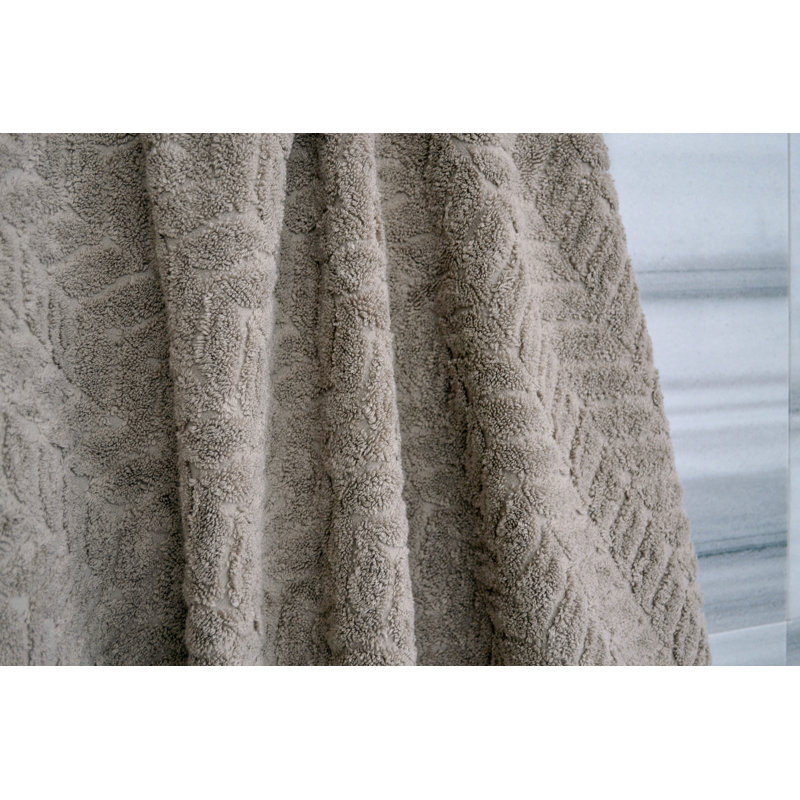 Ensemble de serviettes en coton turc 3 pièces Kerr, Truffe