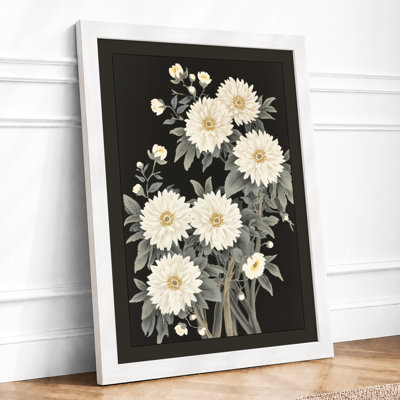 Gerbera Daisies in Bloom Botanical - Framed Print